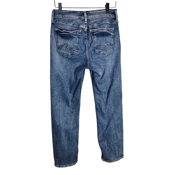 Silver Jeans Suki Straight Crop Jeans Size 27 - Picture 2 of 13